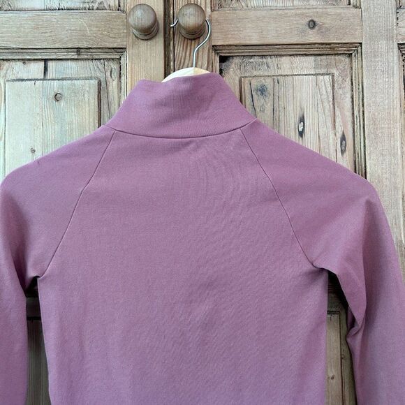 Intimately Free People XS / S  Long Sleeve‎ Blush Pink Turtleneck Fitted Shirt - Picture 2 of 5